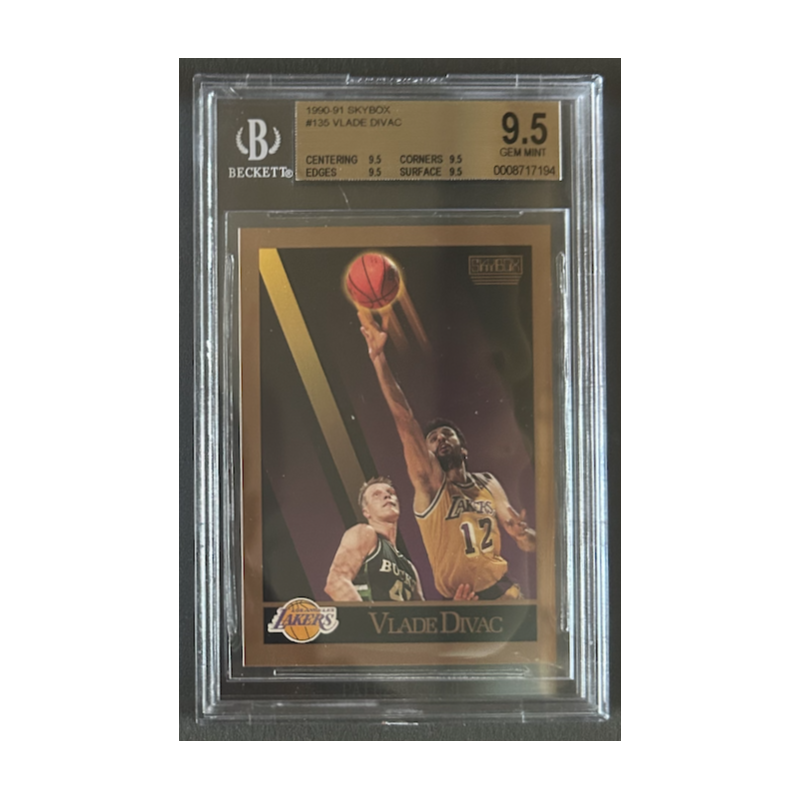 VLADE DIVAC 1990-91 SKYBOX BGS 9.5