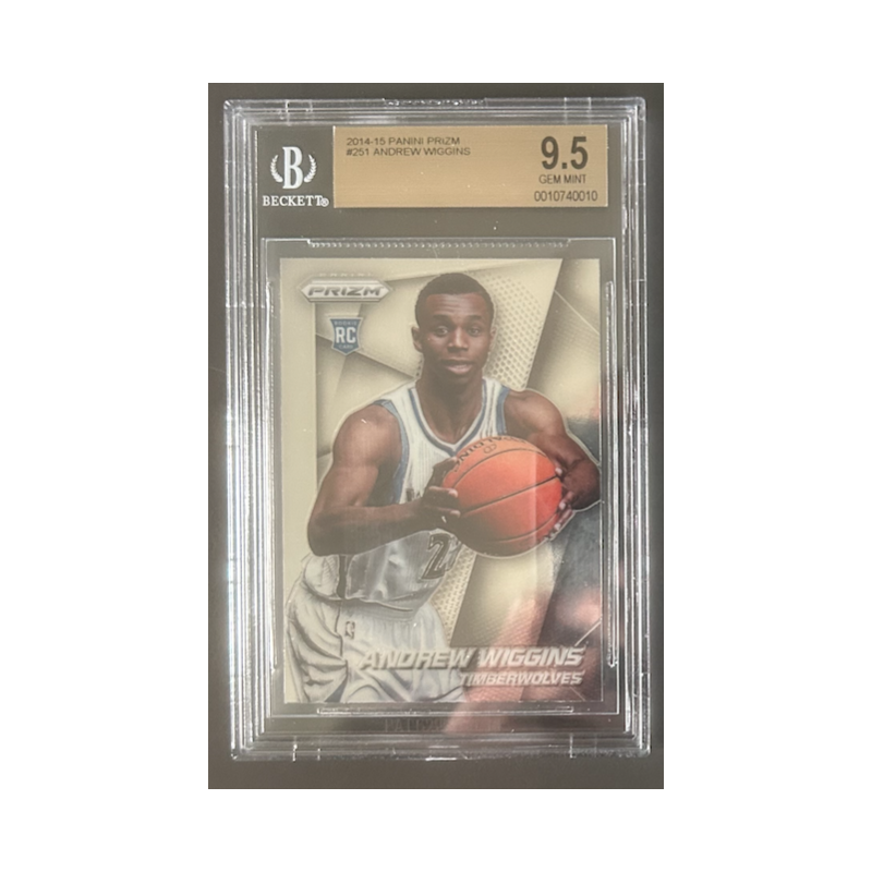 ANDREW WIGGINS 2014-15 PANINI PRIZM Rookie BGS 9.5