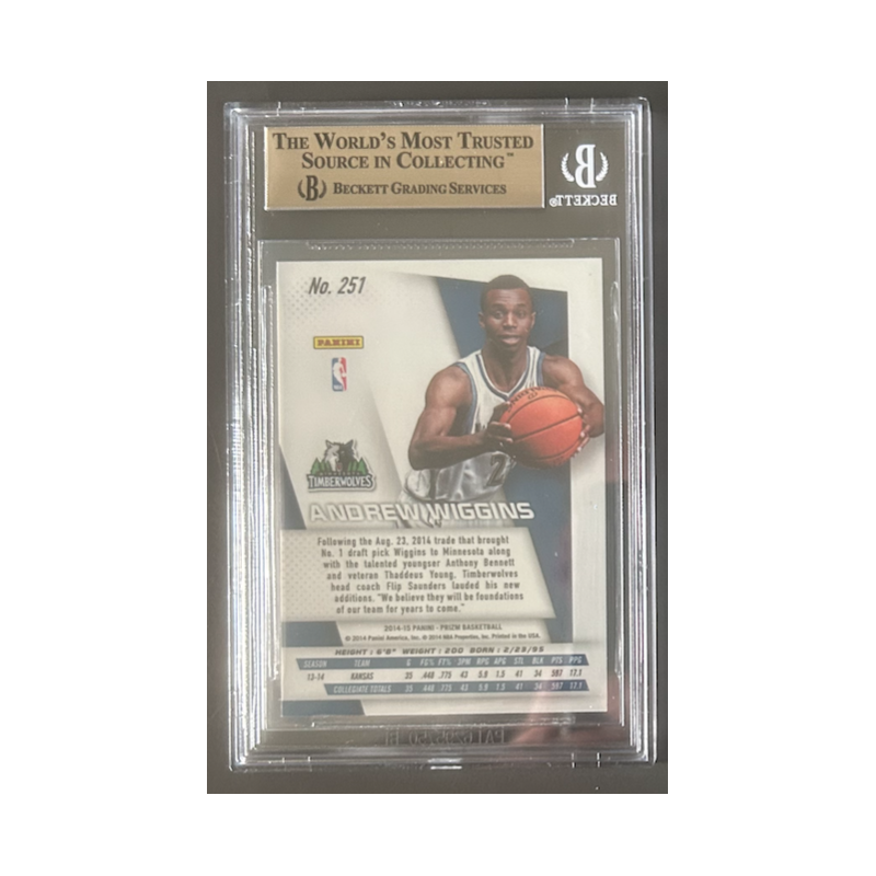 ANDREW WIGGINS 2014-15 PANINI PRIZM Rookie BGS 9.5
