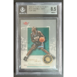STROMILE SWIFT 2000-01 FLEER AUTHORITY rookie 1/1250 BGS 8.5