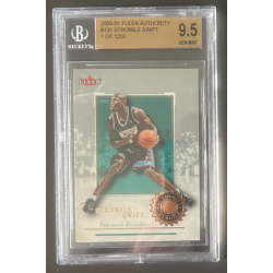 STROMILE SWIFT 2000-01 FLEER AUTHORITY rookie 1/1250 BGS 9.5