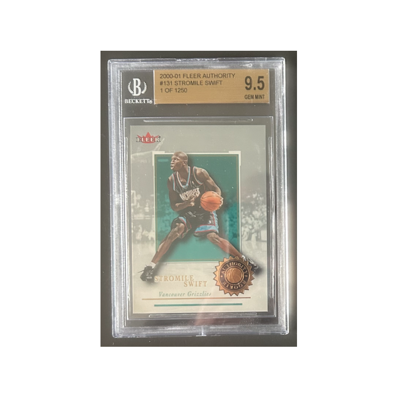 STROMILE SWIFT 2000-01 FLEER AUTHORITY rookie 1/1250 BGS 9.5