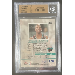 STROMILE SWIFT 2000-01 FLEER AUTHORITY rookie 1/1250 BGS 9.5
