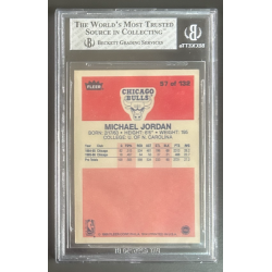 MICHAEL JORDAN 1986-87 FLEER Rookie BGS 5