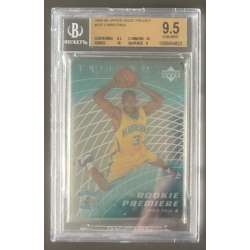 CHRIS PAUL 2005-06 UPPER DECK TRILOGY rookie 598/599 BGS 9.5