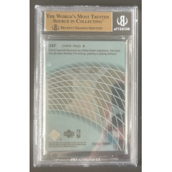 CHRIS PAUL 2005-06 UPPER DECK TRILOGY rookie 598/599 BGS 9.5