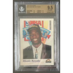 DIKEMBE MUTOMBO 1991-92 SKYBOX Rookie BGS 9.5