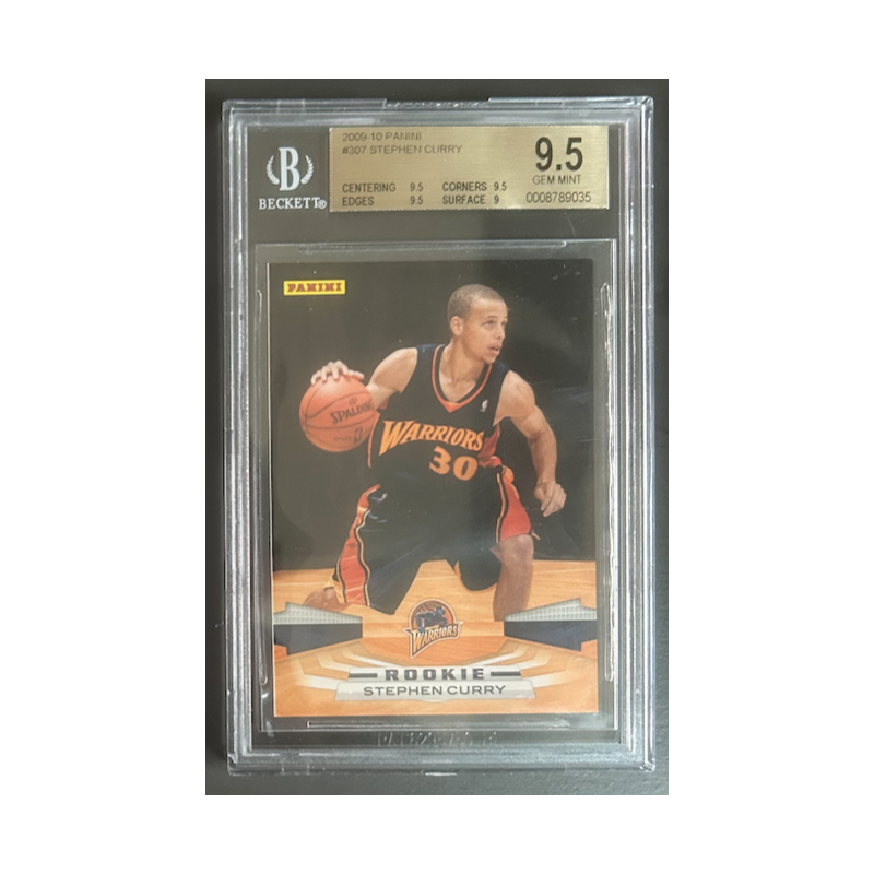 STEPHEN CURRY 2009-10 PANINI Rookie BGS 9.5