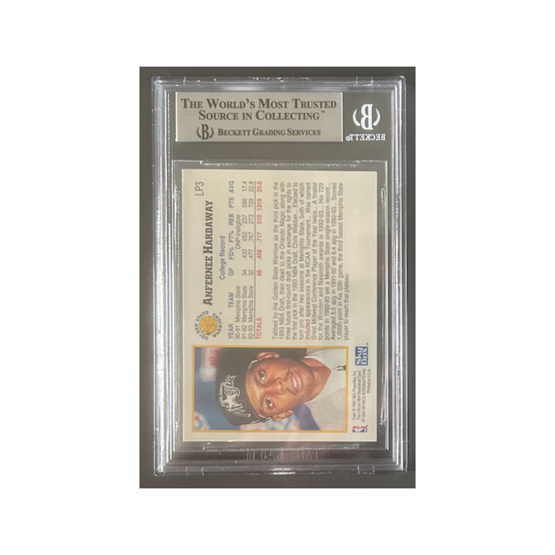 ANFERNEE HARDAWAY 1993-94 HOOPS DRAFT REDEMPTION BGS 9