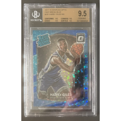 HARRY GILES 2017-18 DONRUSS OPTIC BLUE Rookie 13/50 BGS 9.5