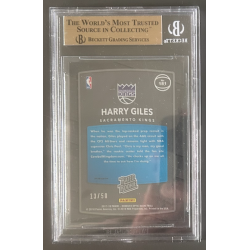 HARRY GILES 2017-18 DONRUSS OPTIC BLUE Rookie 13/50 BGS 9.5