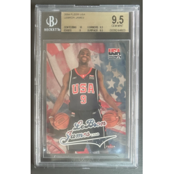 LEBRON JAMES 2004 FLEER USA BGS 9.5