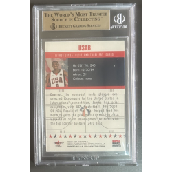 LEBRON JAMES 2004 FLEER USA BGS 9.5