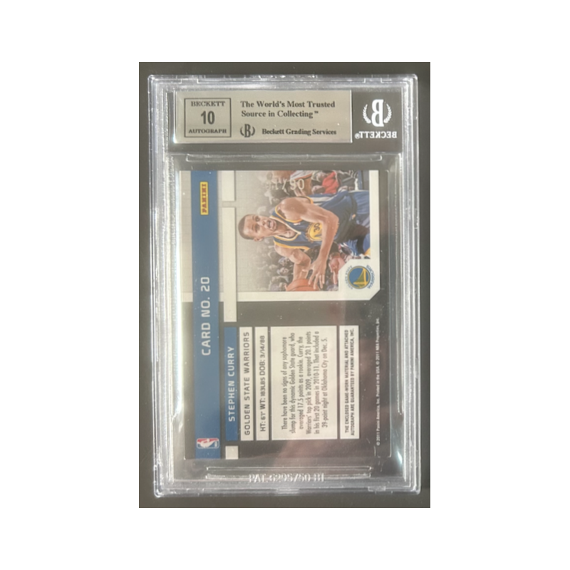STEPHEN CURRY 2010 ABSOLUTE MEMORABILIA BLACK SPECTRUM