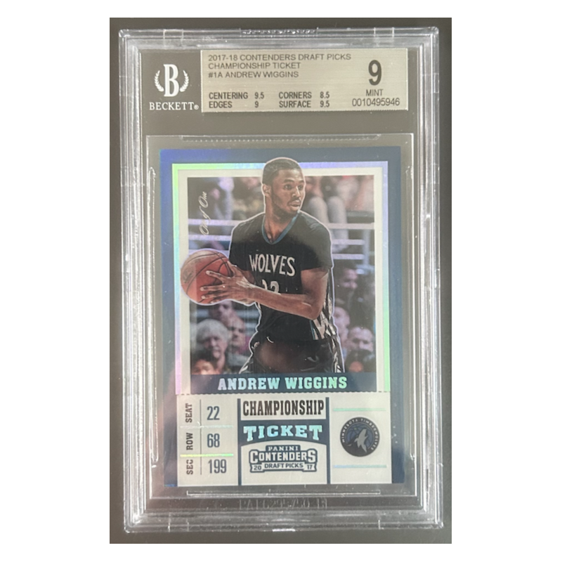 ANDREW WIGGINS 2017-18 CONTENDERS CHAMPIONSHIP TICKET 1/1