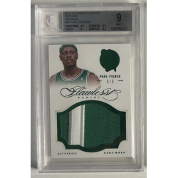PAUL PIERCE 2012-13 PANINI FLAWLESS PATCHES EMERALD 5/5