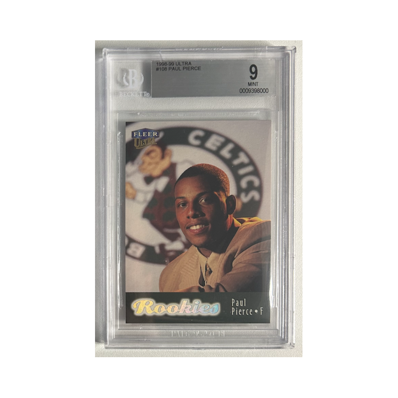 PAUL PIERCE 1998-99 FLEER ULTRA ROOKIE BGS 9