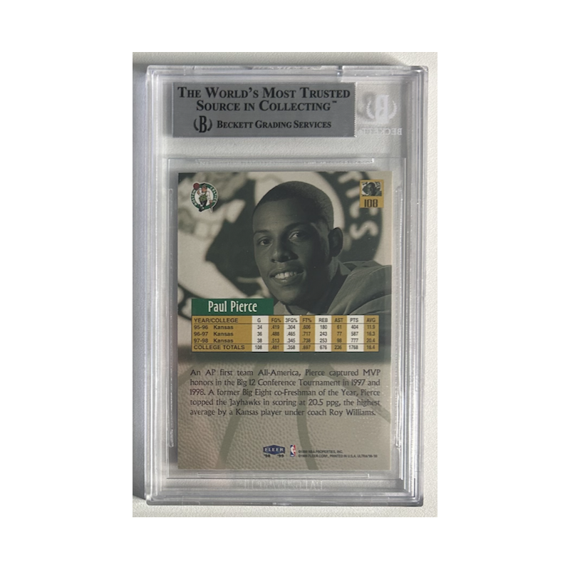 PAUL PIERCE 1998-99 FLEER ULTRA ROOKIE BGS 9