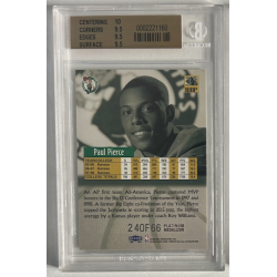 PAUL PIERCE 1998-99 FLEER ULTRA PLATINUM MEDAILLON ROOKIE