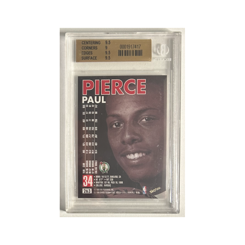 PAUL PIERCE 1998-99 SKYBOX PREMIUM ROOKIE BGS 9.5