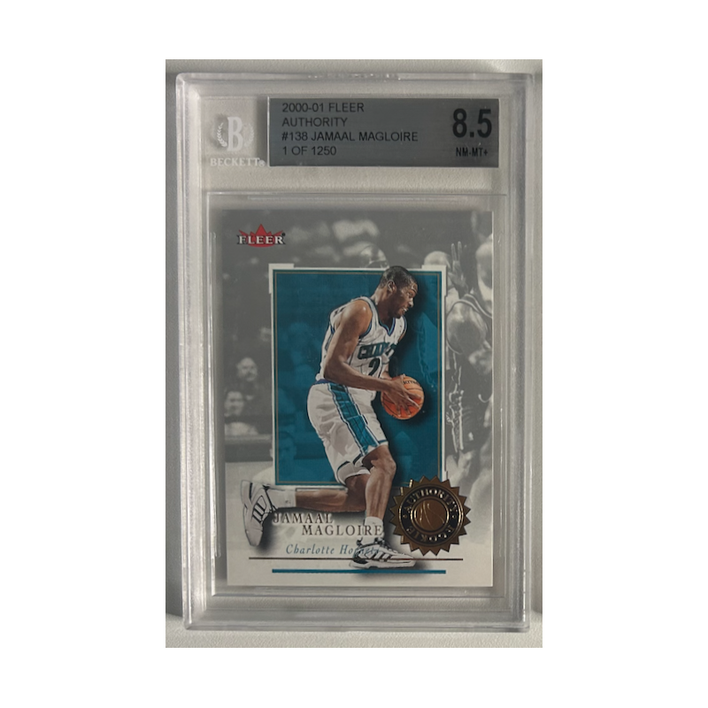 JAMAAL MAGLOIRE 2000-01 FLEER AUTHORITY 1/1250 BGS 8.5
