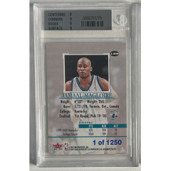 JAMAAL MAGLOIRE 2000-01 FLEER AUTHORITY 1/1250 BGS 8.5