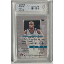 JAMAAL MAGLOIRE 2000-01 FLEER AUTHORITY PROMINENCE 08/25
