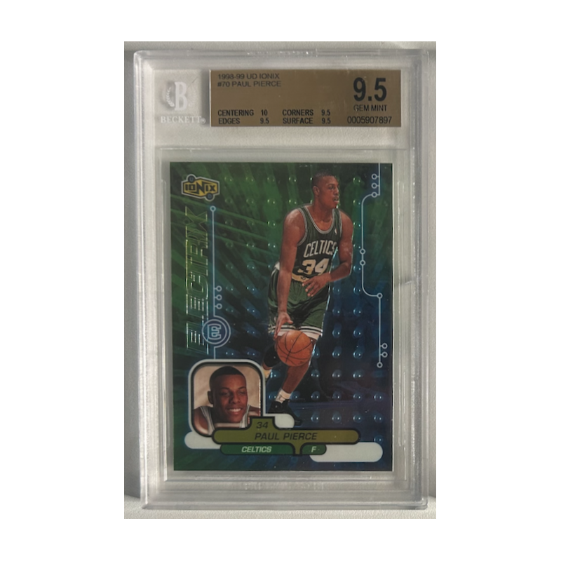 PAUL PIERCE 1998-99 UPPER DECK IONIX ROOKIE BGS 9.5
