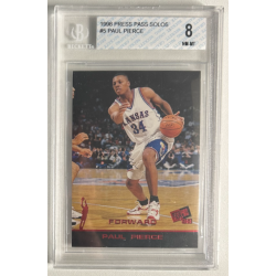 PAUL PIERCE 1998 PRESS PASS SOLOS 1/1 BGS 8