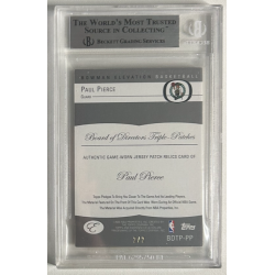 PAUL PIERCE 2006-07 BOWMAN ELEVATION TRIPLE PATCHES GOLD /2