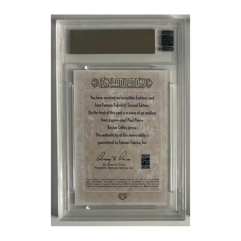PAUL PIERCE FAMOUS FABRICS INCREDIBLE EMBLEMS 4934/500