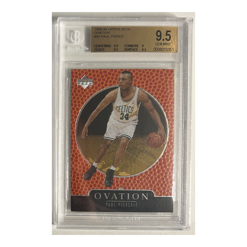 PAUL PIERCE 1998-99 UPPER DECK OVATION ROOKIE BGS 9.5