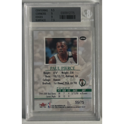 PAUL PIERCE 2000-01 FLEER AUTHORITY PROMINENCE 55/75 BGS 8.5