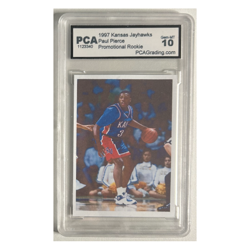PAUL PIERCE 1997 KANSAS JAYHAWKS PROMOTIONAL ROOKIE