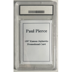 PAUL PIERCE 1997 KANSAS JAYHAWKS PROMOTIONAL ROOKIE