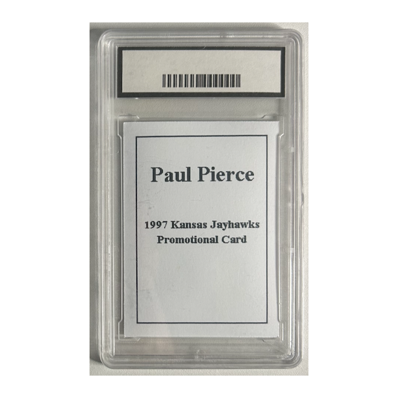 PAUL PIERCE 1997 KANSAS JAYHAWKS PROMOTIONAL ROOKIE