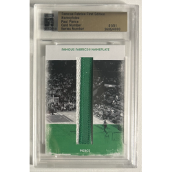 PAUL PIERCE FAMOUS FABRICS NAMEPLATES "I" 3695/4000