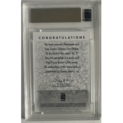 PAUL PIERCE 2010 FAMOUS FABRICS NAMEPLATES "R" 3697/4000