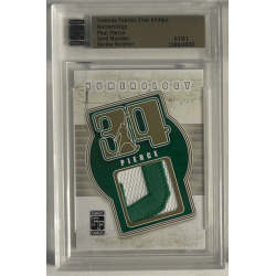 PAUL PIERCE 2010 FAMOUS FABRICS NUMEROLOGY PATCH 1340/4000