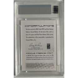 PAUL PIERCE 2008 FAMOUS FABRICS NBA FINALS MVP 3569/5000