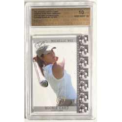 MICHELLE WIE ROOKIE CARD GOLF USA GEM MINT 10 SPA