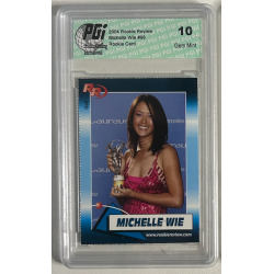 MICHELLE WIE 2004 ROOKIE REVIEW 96 GEM MINT 10