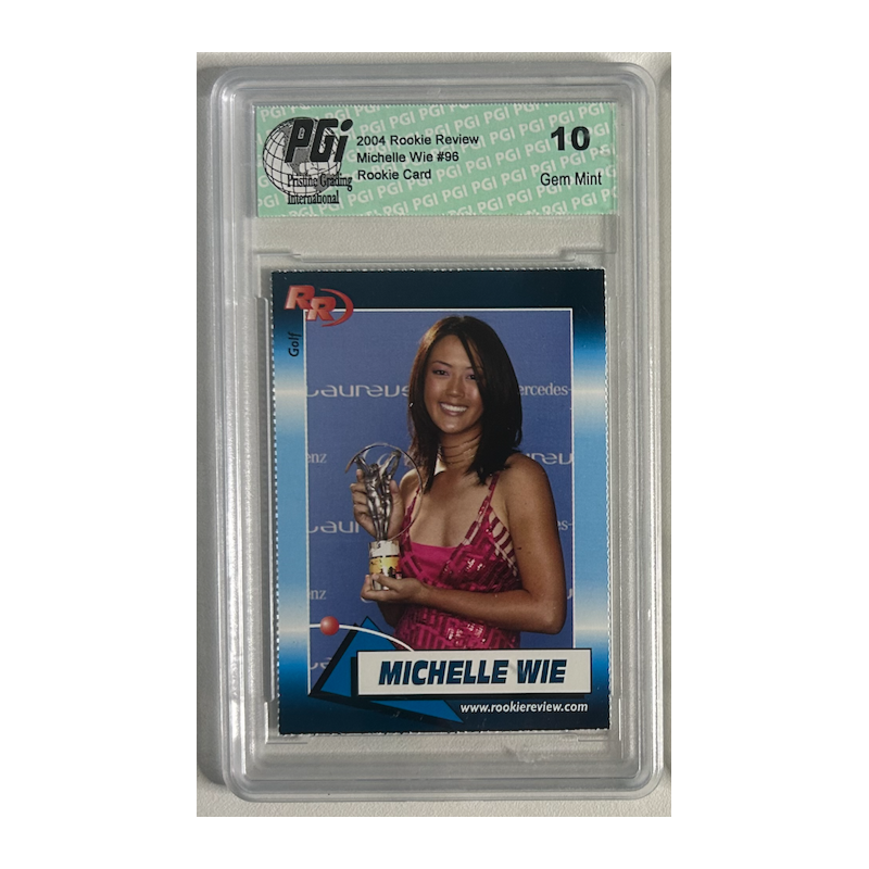 MICHELLE WIE 2004 ROOKIE REVIEW 96 GEM MINT 10