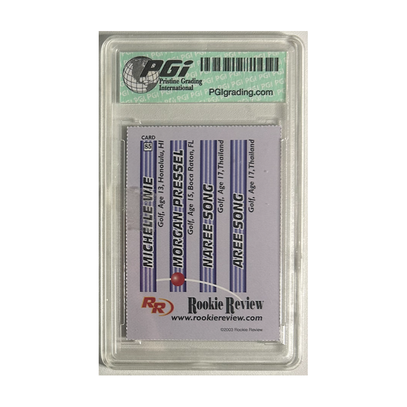 WIE / SONG / SONG / PRESSEL 2003 ROOKIE REVIEW RC GEM MINT 10