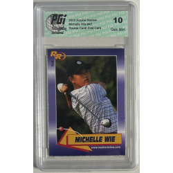 MICHELLE WIE 2003 ROOKIE REVIEW 47 ROOKIE GEM MINT 10