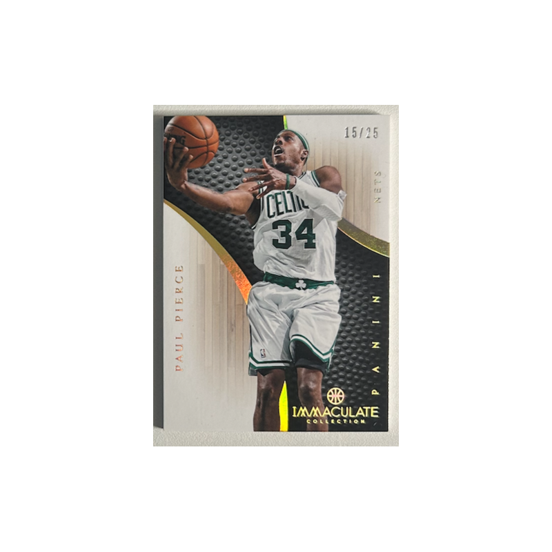 Paul Pierce 2012-13 Immaculate Collection Gold 15/25