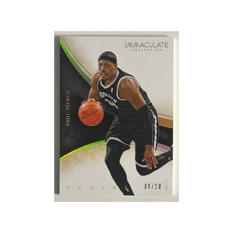 Paul Pierce 2013-14 Panini Immaculate Collection Gold /10