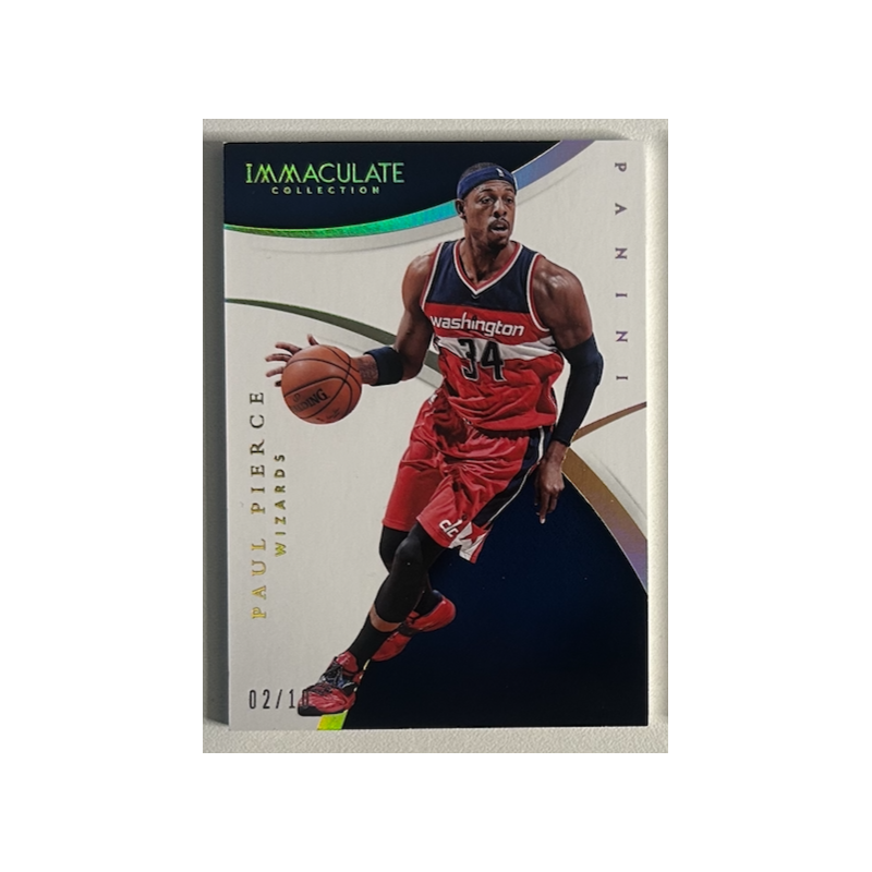 Paul Pierce 2014-15 Panini Immaculate hologold 2/10