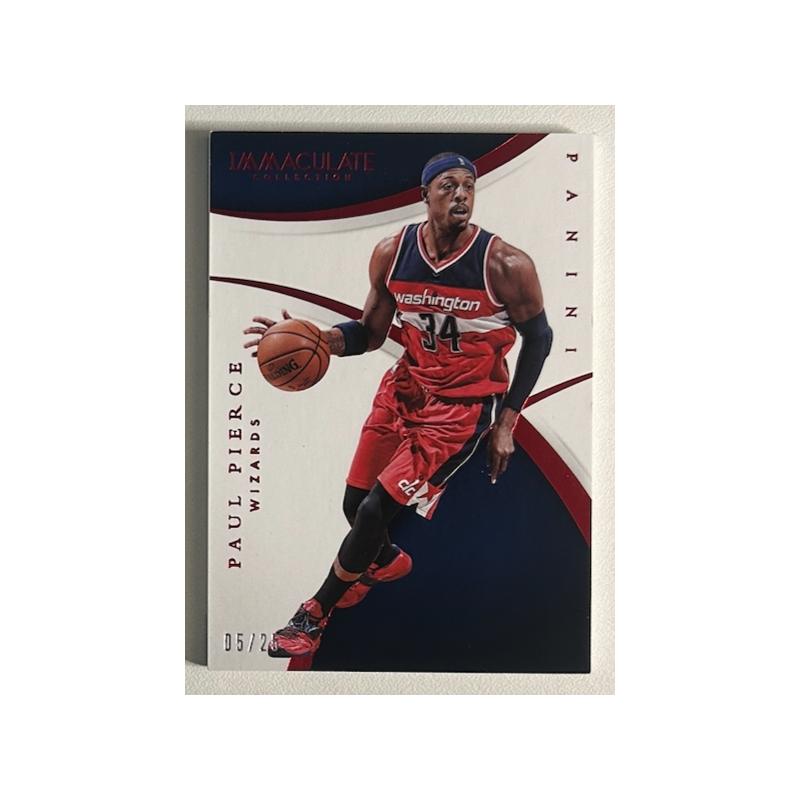 Paul Pierce 2014-15 Panini Immaculate Collection Red 05/25