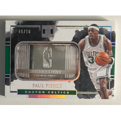 Paul Pierce 2017-18 Panini Impeccable NBA Logo Silver Bar 06/16